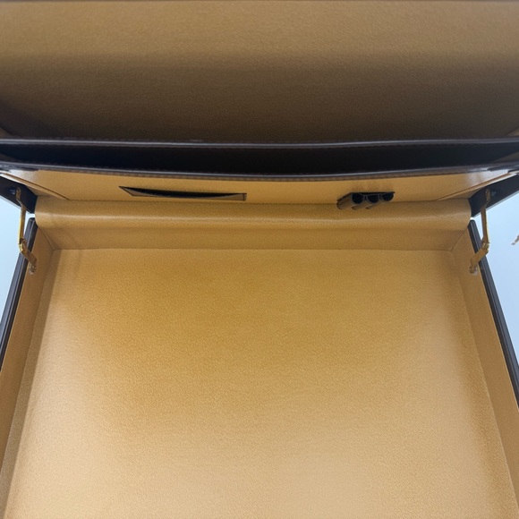 🐢MORABITO 1905 PARIS Monogram Attaché Laptop Briefcase Trunk • Imperial Warrant - Picture 10 of 11